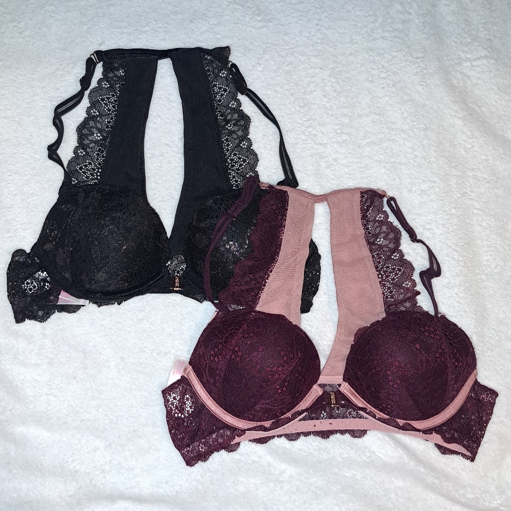 PINK Victoria's Secret - 2 Front-Close Bras